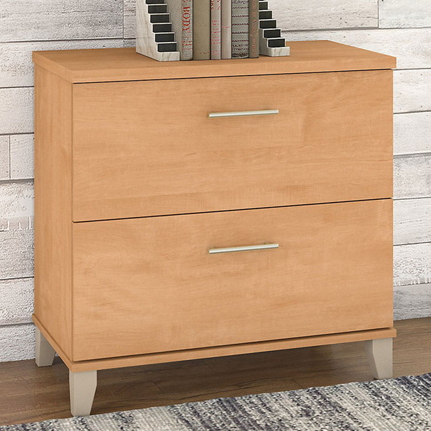 Bush Somerset Collection Lateral File Cabinet Maple Cross - WC81480