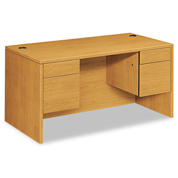 HON 10500 Series Double 3/4 Pedestal Desk 60", Assembled - 10573CC