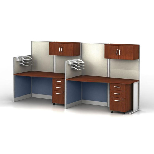 Bush Furniture Office-in-an-Hour Desk Straight Workstation 2-units - OIAH005HC