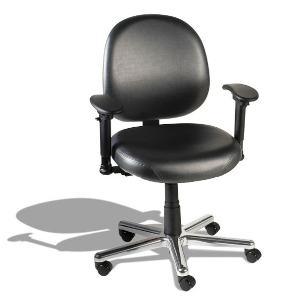 Cramer Triton Desk-Height Medium Back Chair 6-way Vinyl - TRMD6-V