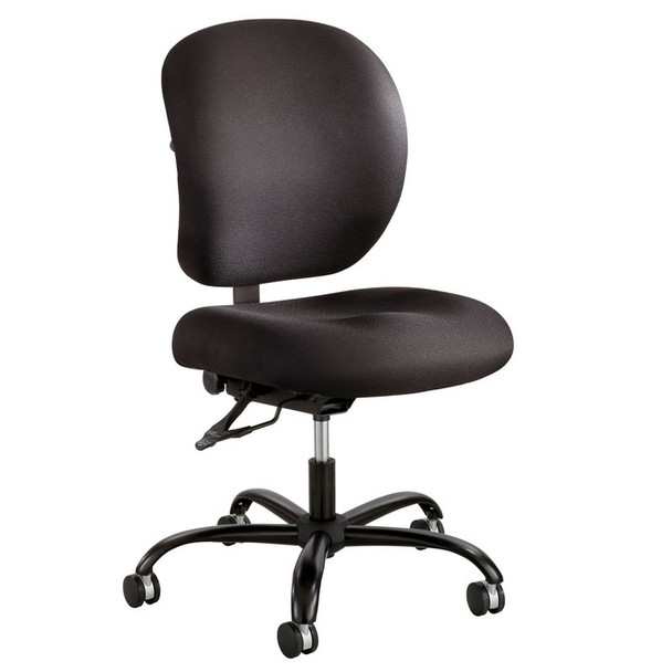 Safco Alday 24/7 Black Fabric Task Chair - 3391BL