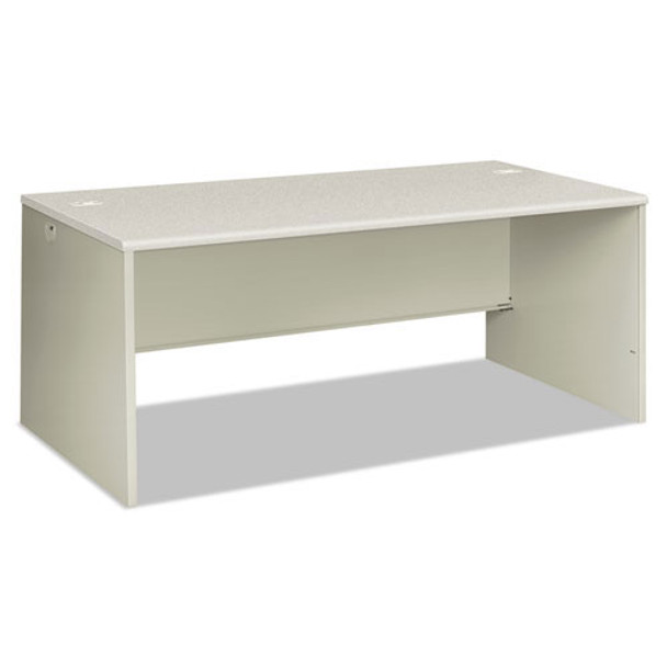 HON 38000 Series Desk Shell, 72w x 36d x 29-1/2h, Light Gray - HON38934B9Q
