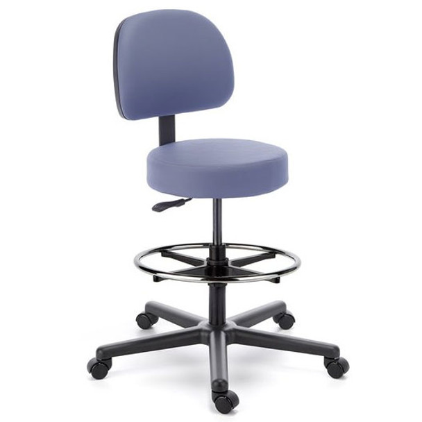 Cramer Fusion Round Stool High-Height Chair Hand Activation Vinyl - RSBH2-V