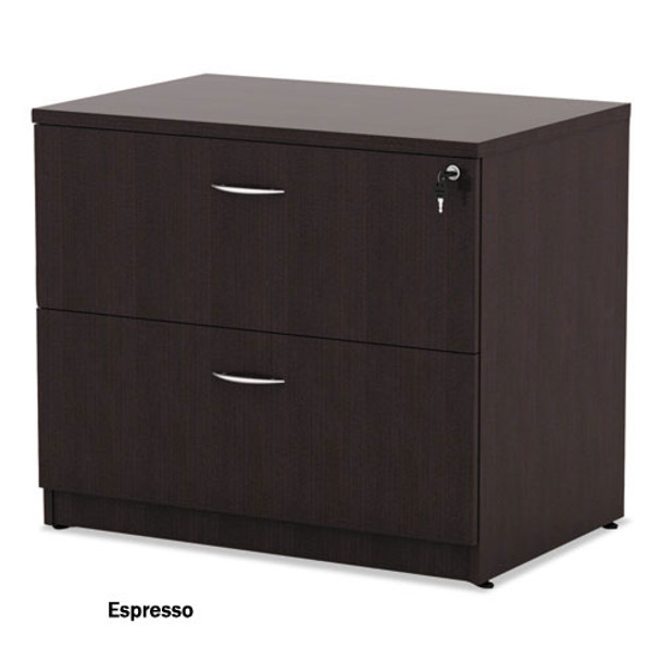 Alera Valencia Series Two-Drawer Lateral File Espresso - VA513622ES