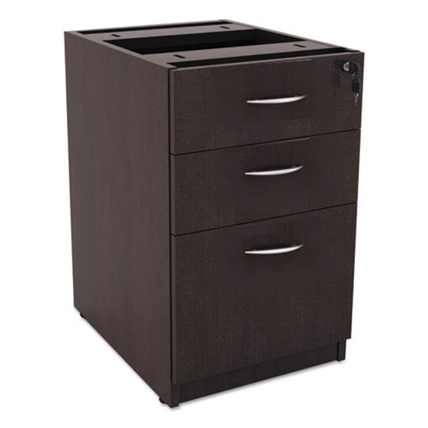 Alera Valencia Collection Box/Box/File Full Pedestal Espresso - ALE-VA53-2822ES