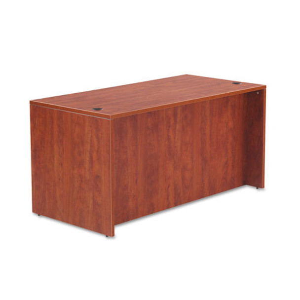 Alera Valencia Collection Straight Front Desk Shell 60" Medium Cherry - ALE-VA216030MC