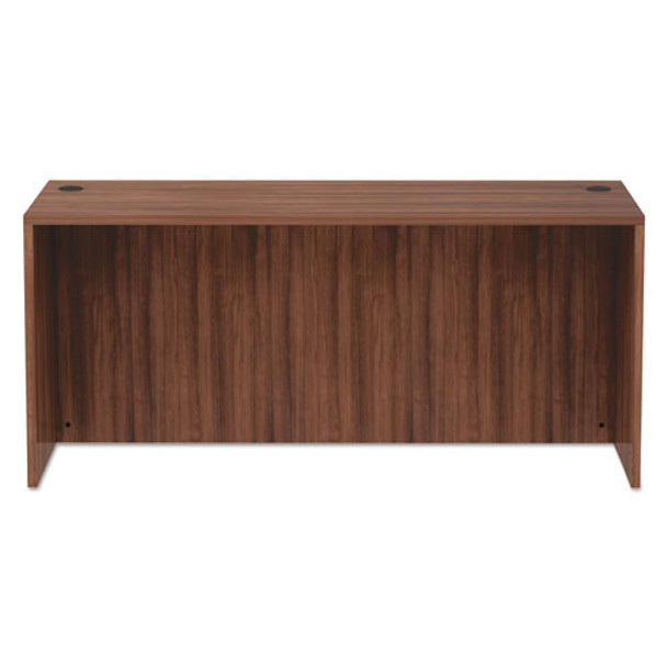 Alera Valencia Collection Straight Front Desk Shell 66" Modern Walnut - ALE-VA216630WA