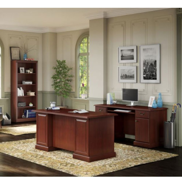 Kathy Ireland by Bush Furniture Bennington Managers Desk Package - BNT005CS