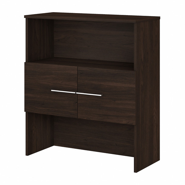 Bush Business Furniture Office 500 36W Bookcase Hutch Black Walnut - OFH136BW