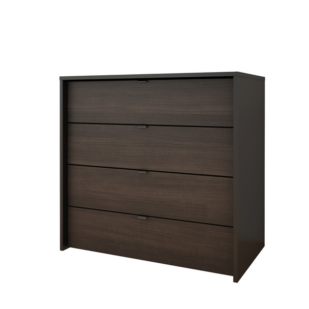 Nexera 4-Drawer Chest, Black and Ebony - 212406