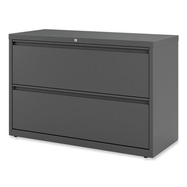 AleraTwo-Drawer Lateral File Cabinet 42w x 18d x 28h Charcoal - ALELF4229CC