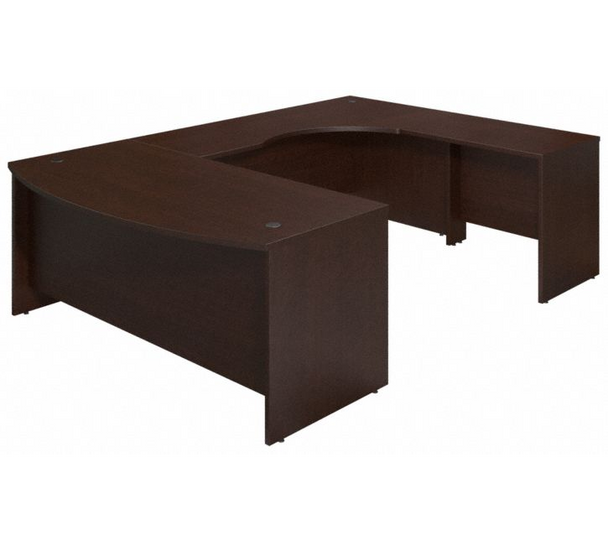 Bush Series C Elite 72W x 36D Right Hand Bow front U Station Desk Shell - SRE077MR