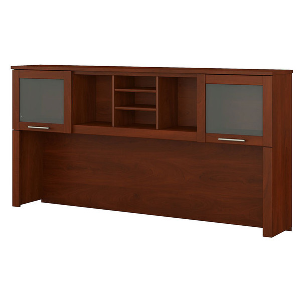 Bush Somerset Collection Hutch for L-Shaped Desk 71" Hansen Cherry - WC81711