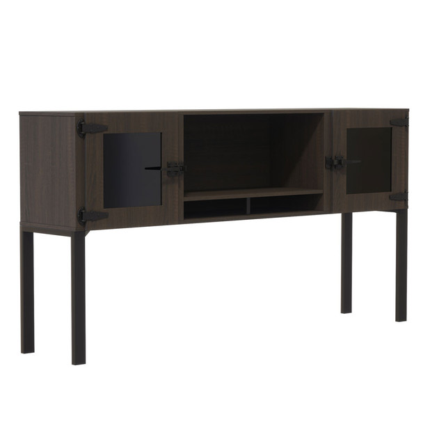 Mayline Safco Mirella 72” Hutch with Glass Doors - MRHG72STO