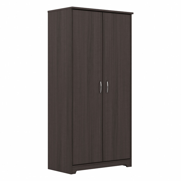 Bush Furniture Cabot Tall Storage Cabinet with Doors Heather Gray - WC31799