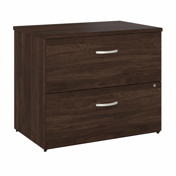 Bush Business Furniture Studio C Lateral File Assembled 36" Black Walnut - SCF136BWSU