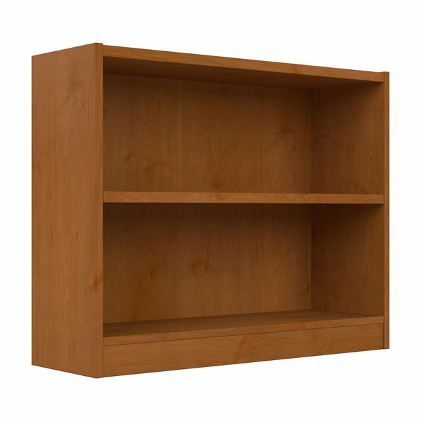 Bush Furniture Small 2 Shelf Bookcase Natural Cherry - WL12466