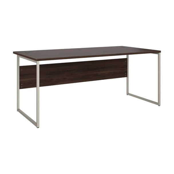 Bush Furniture Hybrid 72W x 36D Computer Table Desk In Black Walnut - HYD172BW