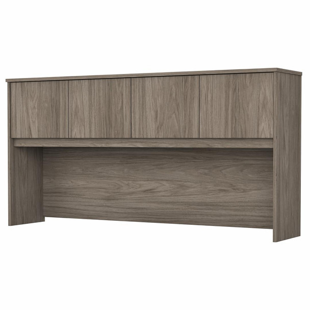 Bush Business Furniture Hybrid 72W Desk Hutch In Modern Hickory - HYH172MH-Z