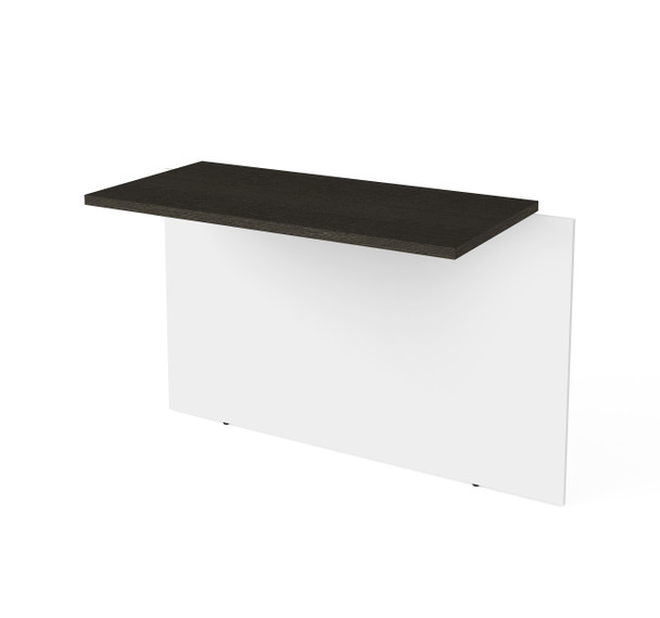 Bestar Pro-Concept Plus 40W Desk Bridge In White & Deep Grey - 110820-1117