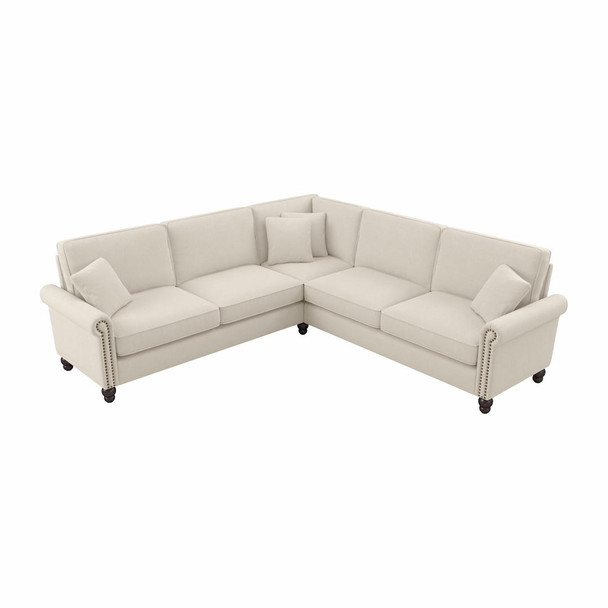 Bush Furniture 99W L Shaped Sectional Couch Cream - CVY98BCRH-03K