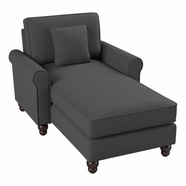 Copy of Bush Furniture Chaise Lounge with Arms Charcoal - HDM41BCGH-03K