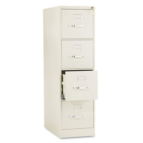HON 510 Series 4-Drawer Metal Vertical File Cabinet Letter Size Putty - 514PL