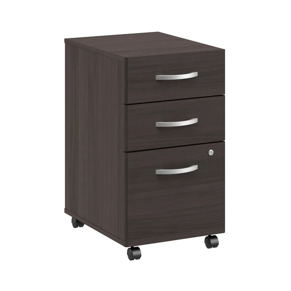 Bush Furniture Arrive 3-Drawer File Cabinet Assembled Storm Gray - ARF116SG-Z