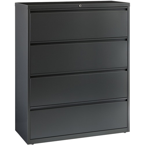 Lorell Fortress Series Lateral File 4-Drawer Charcoal - LLR60437