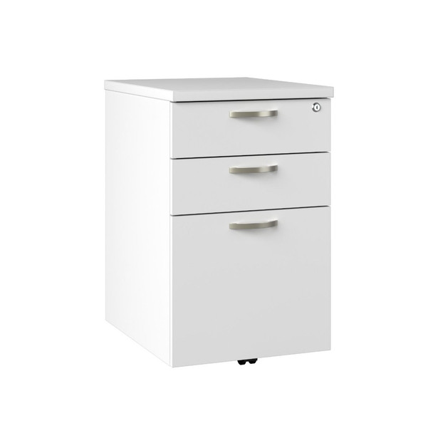 Bush Furniture Office-in-an-Hour Mobile File White - WC36153-03K