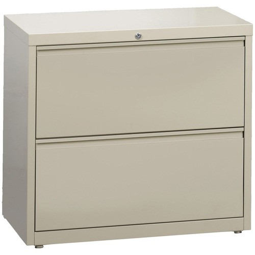 Lorell Fortress Series 2-Drawer Lateral File Light Putty - LLR60447
