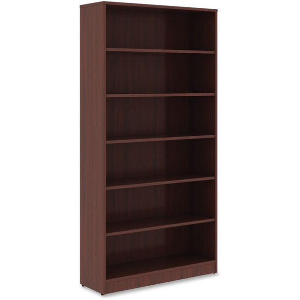Lorell Laminate Bookcase 72" Mahogany - LLR99790