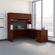 Bush Business Furniture Series C - Mahogany Finish