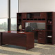 Bush Business Furniture Series C - Mahogany Finish