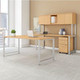 Bush Business Furniture 400 Series Natural Maple