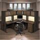 Bush Business Furniture Series A - Sienna Walnut