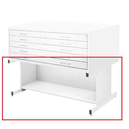 Safco Open Flat File Base White Finish 4977WHR Free Shipping!