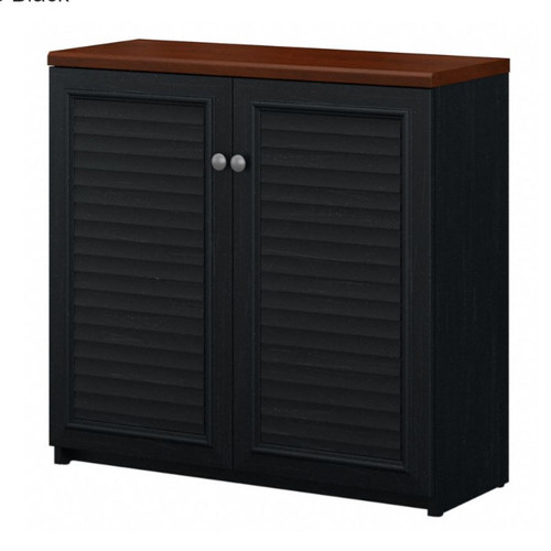 Bush Fairview Collection 2 Door Storage Antique Black WC53996