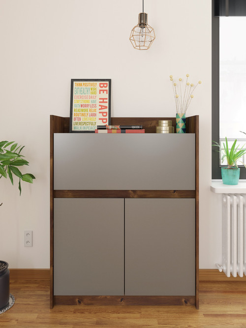 Persephone secretary desk with shop hutch