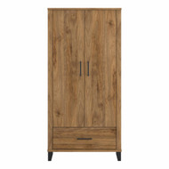 Bush Furniture Somerset Large Armoire Cabinet Fresh Walnut - STS166FWK