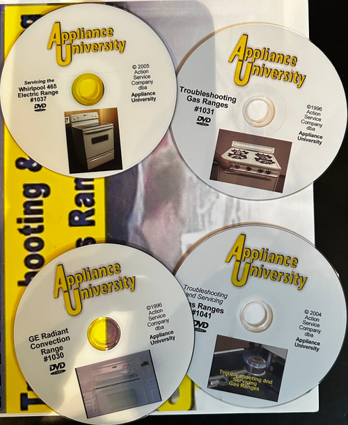 Repairing Gas & Electric Ranges - DVD Bundle Courses Repairing Gas & Electric Ranges - DVD Bundle Courses