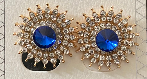 Twisted sun earrings