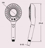 Kohler SpaViva多功能美肌手持花灑 - 鉻色 (含潔面儀、去角質刷、身體按摩球、身體清潔儀、充電線、充電底座)