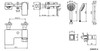 Kohler Parallel 掛牆式浴缸淋浴龍頭 (鍍鉻)