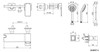 Kohler Parallel 掛牆式浴缸淋浴龍頭 (法蘭金)
