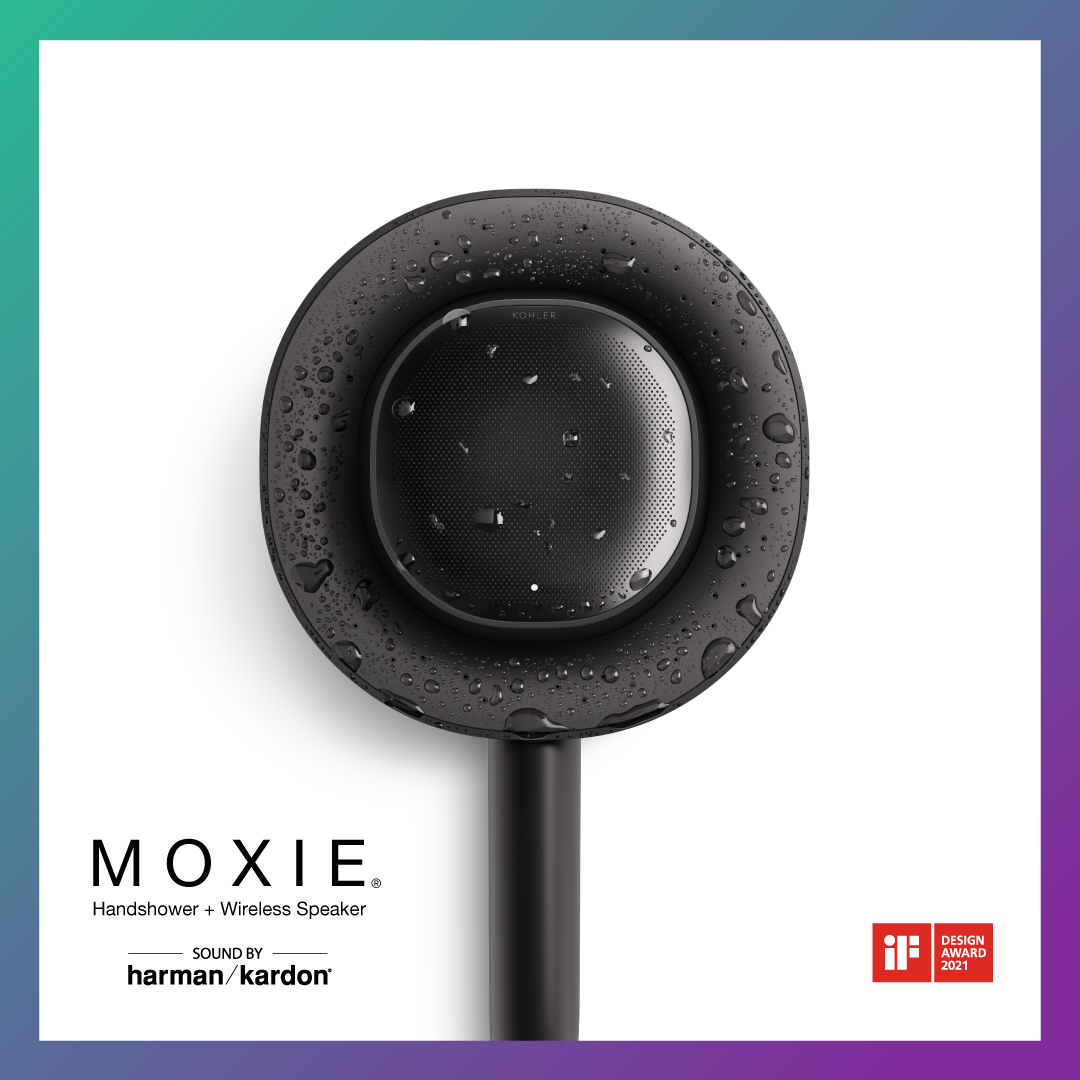 Kohler Moxie 2 0 藍芽手持花灑 霧黑