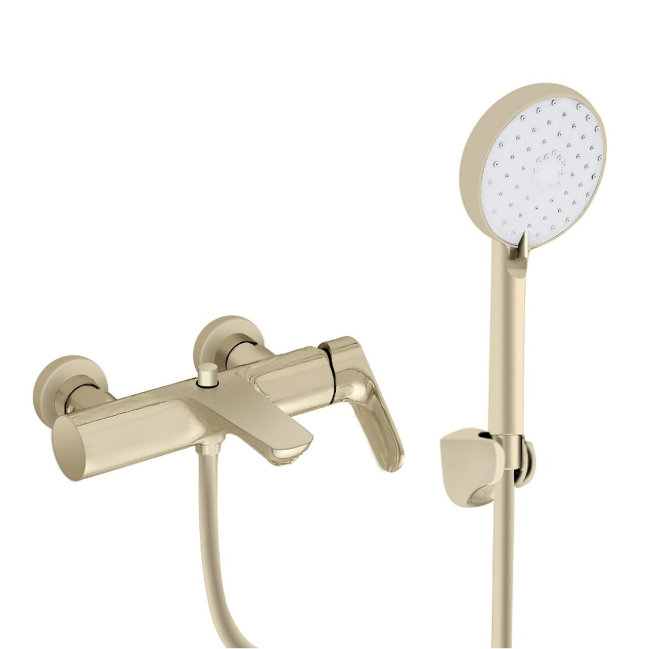 Kohler Aleo 掛牆式浴缸淋浴龍頭(法蘭金)