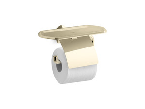 Kohler Occasion 衛生紙架 (含蓋+含托盤, 法蘭金)