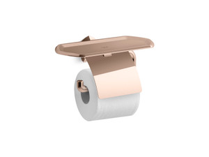 Occasion 衛生紙架 (含蓋+含托盤, 玫瑰金)