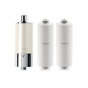 【1.0入門推薦組】Kohler Exhale 沐浴軟水過濾器+替換濾心(2入)